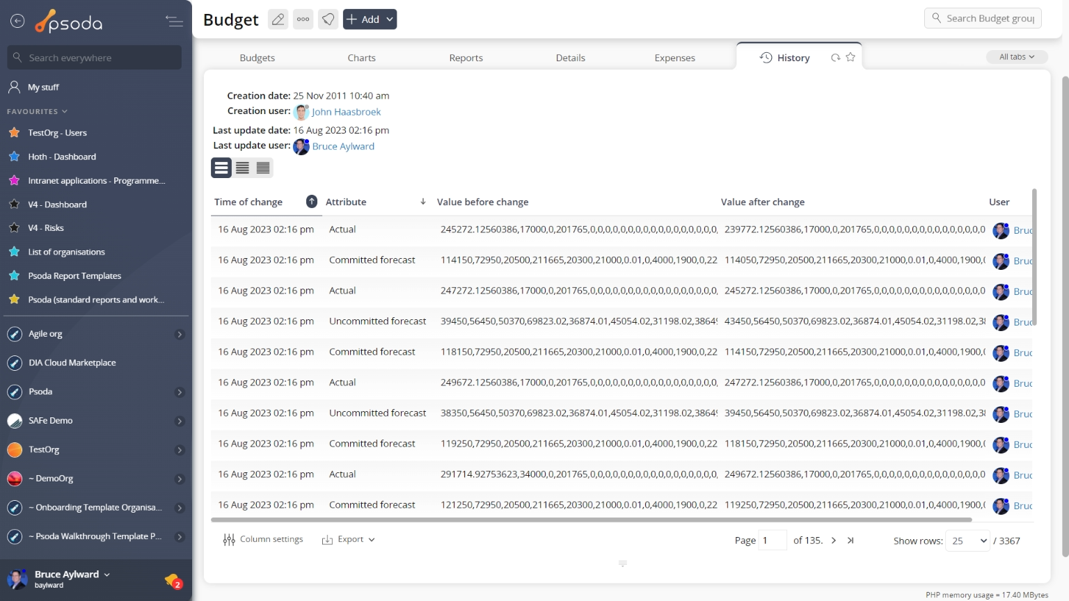 view page history tab