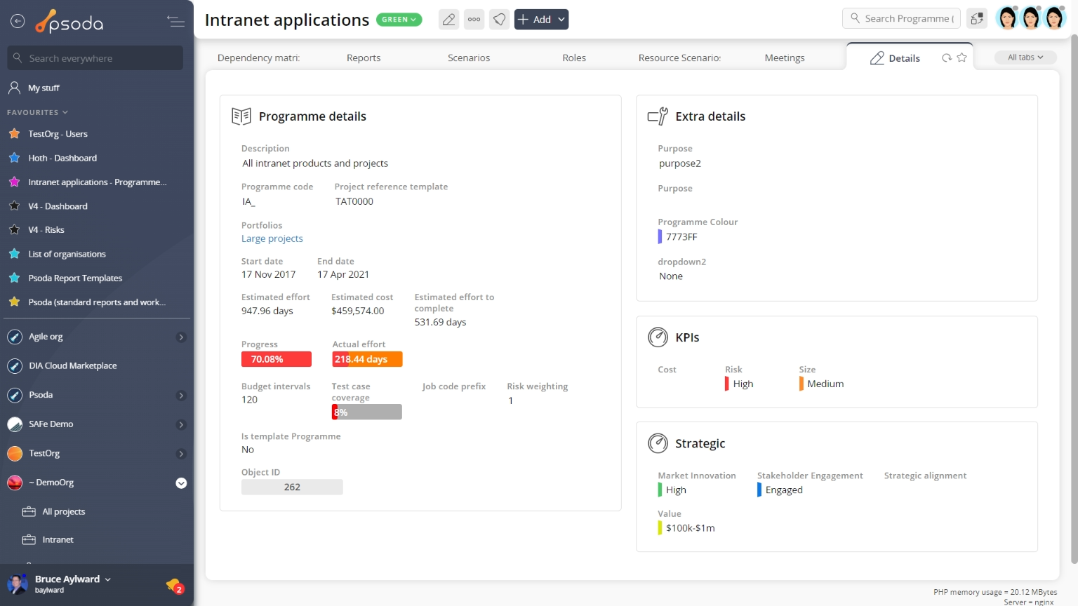 programme view page