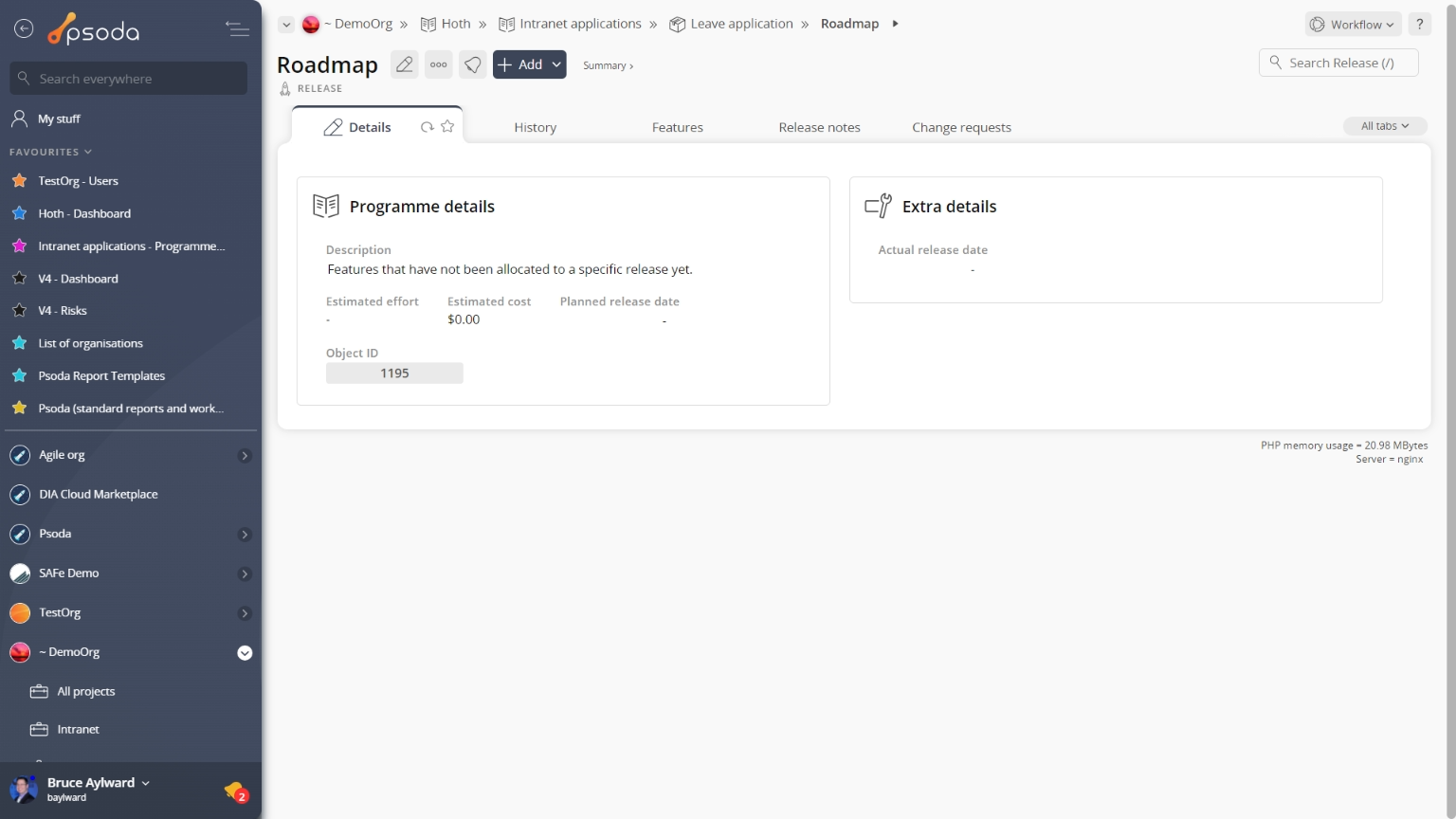 release view page