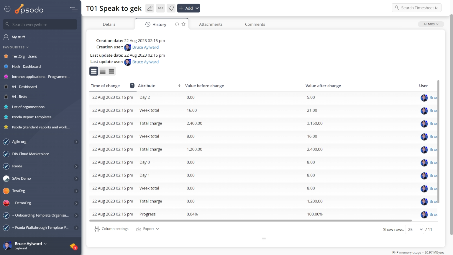 view page history tab